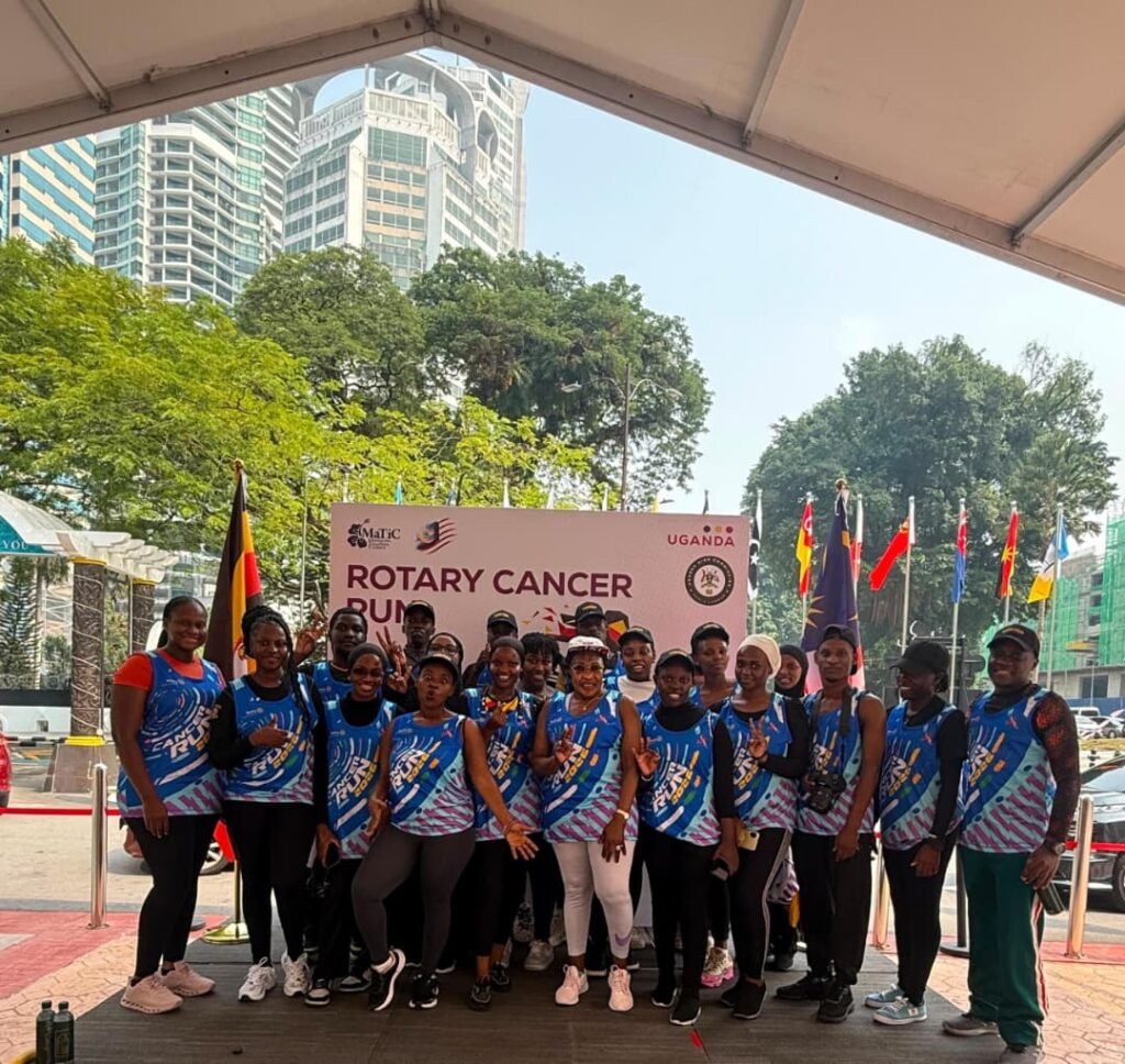 Rotary Cancer Run 2026 event graphic featuring the Kuala Lumpur skyline, participants and the themes of awareness, prevention, support and survivors